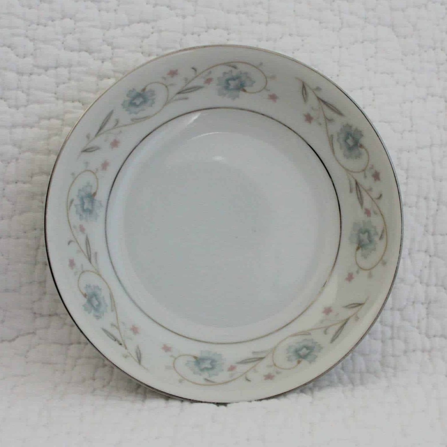 Fruit / Dessert Bowls, Fine China of Japan, English Garden, Set of 5, Vintage