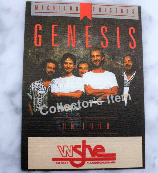 Genesis backstage pass, Invisible Touch concert 1987