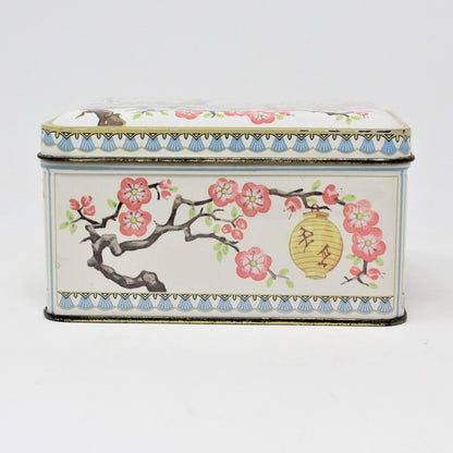 Gift Tin / Candy Tin, Daher, Geisha with Cherry Blossoms, Vintage England