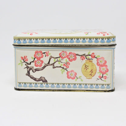 Gift Tin / Candy Tin, Daher, Geisha with Cherry Blossoms, Vintage England