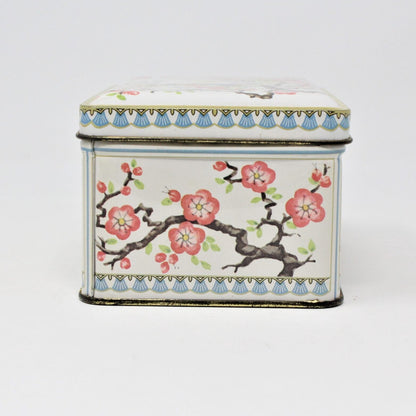 Gift Tin / Candy Tin, Daher, Geisha with Cherry Blossoms, Vintage England