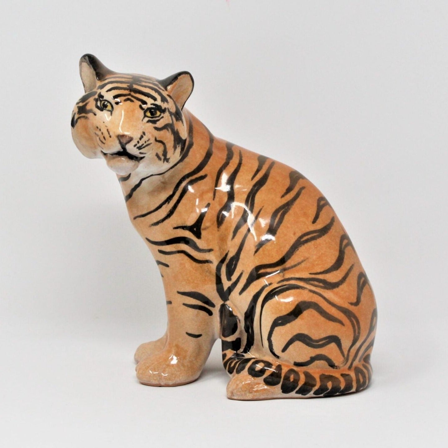 Sculpture, Tiger, Italian Terracotta, Vintage