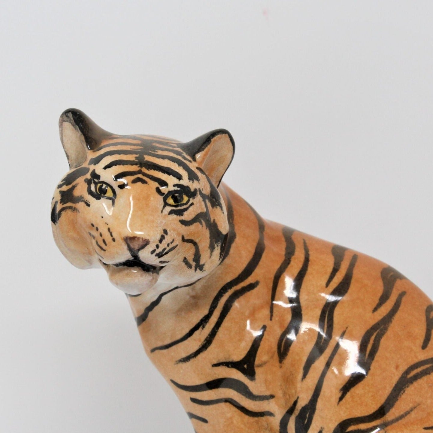 Sculpture, Tiger, Italian Terracotta, Vintage