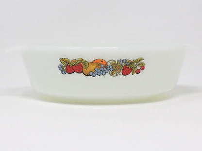 Casserole, Anchor Hocking Fire King, Nature's Bounty 433, Vintage