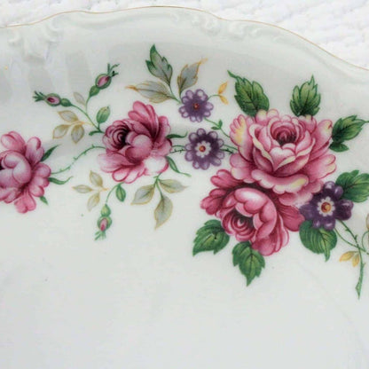 Dinner Plate, Winterling Bavaria, Pink Roses, Germany, Vintage