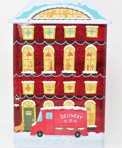 Gift Tin / Cookie Tin, Hallmark Christmas Village Tin, Bakery, 2016