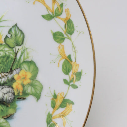 Decorative Plate, Royal Cornwall, Woodland Babies, Just Learning, Vintage