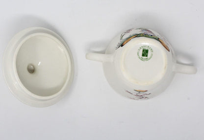 Sugar Bowl with Lid, Longchamp, Mandarin, Vintage, SOLD