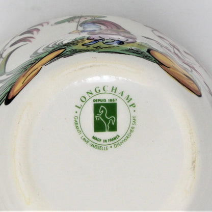 Sugar Bowl with Lid, Longchamp, Mandarin, Vintage, SOLD