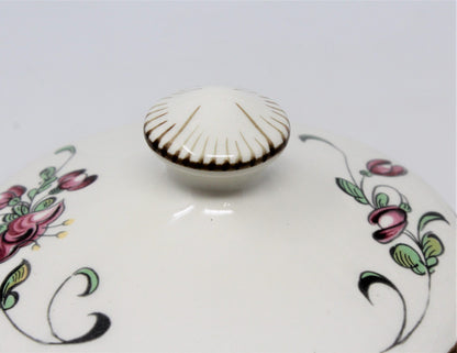 Sugar Bowl with Lid, Longchamp, Mandarin, Vintage, SOLD