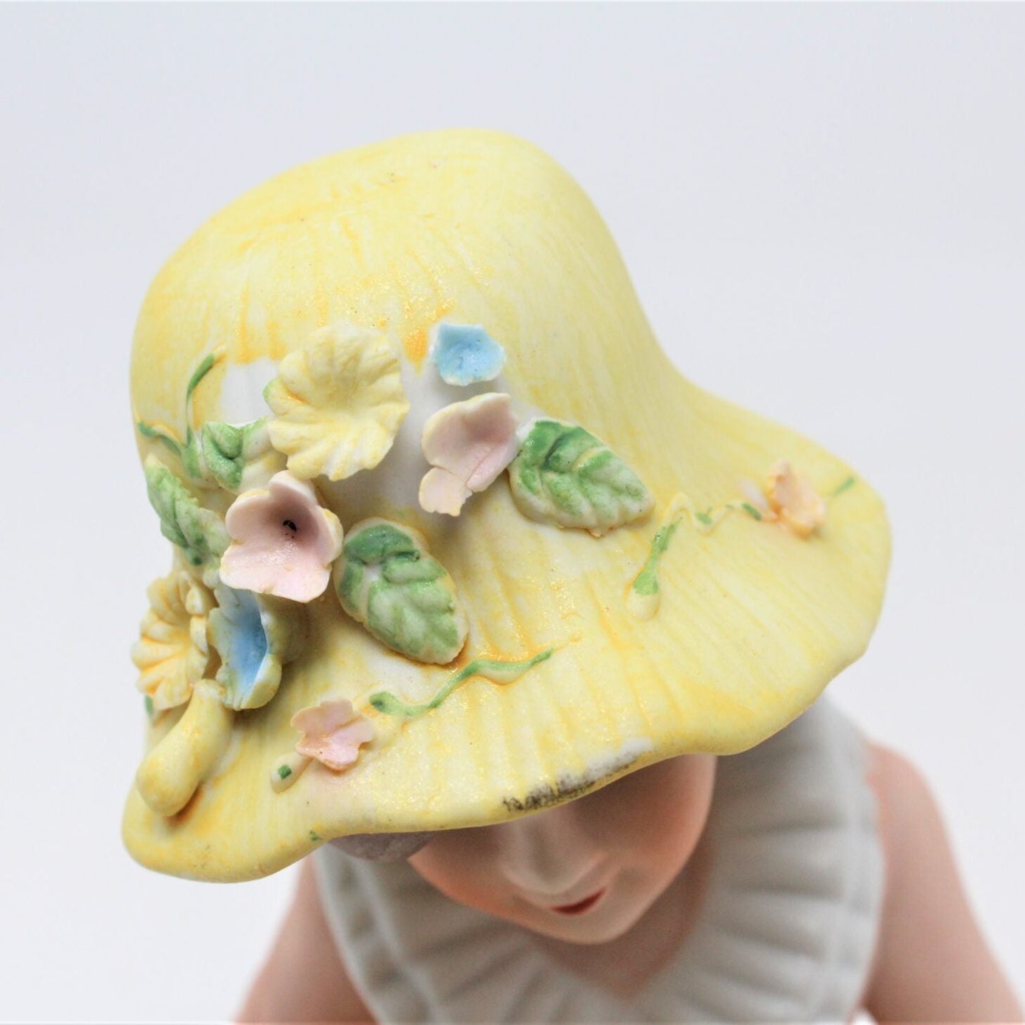Figurine, Ardalt, Pincushion Girl with Basket, Vintage, SOLD