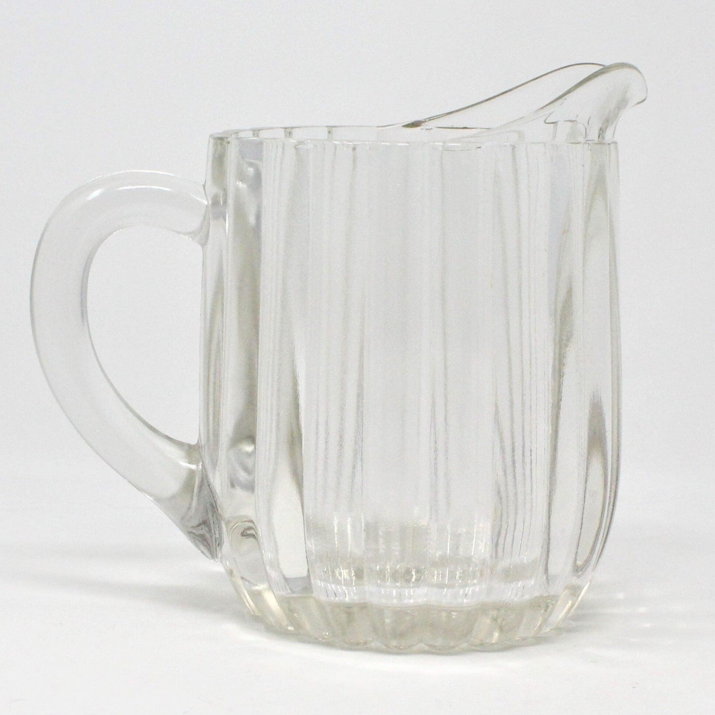 Milk Pitcher, Jeannette Glass, National, Depression Glass Vintage