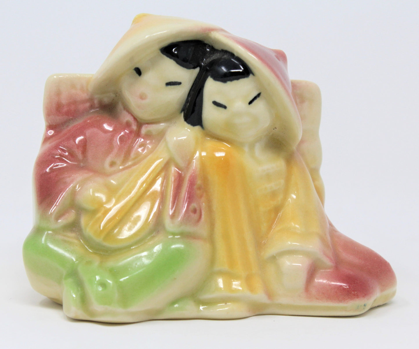 Planter, Shawnee Pottery, Asian Couple, Ceramic, Vintage