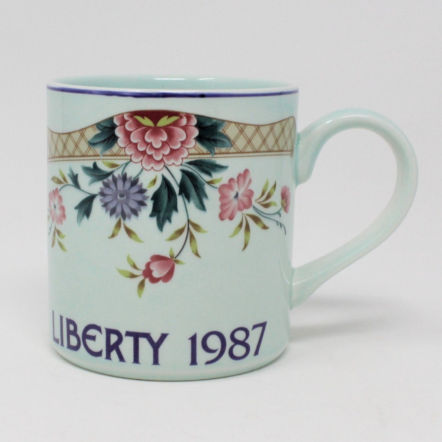Mug, Adams for Liberty, Blue Ironstone Year 1987, England, Vintage, SOLD