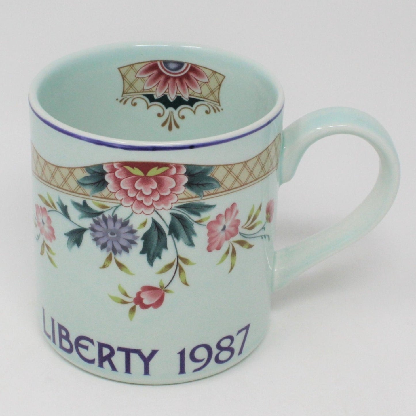 Mug, Adams for Liberty, Blue Ironstone Year 1987, England, Vintage