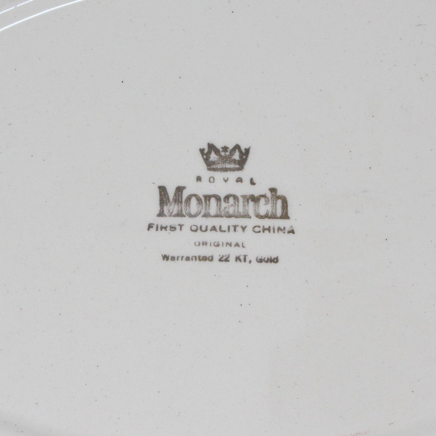 Serving Platter, Royal Monarch, Floral RMH5, Gold Filigree, Vintage