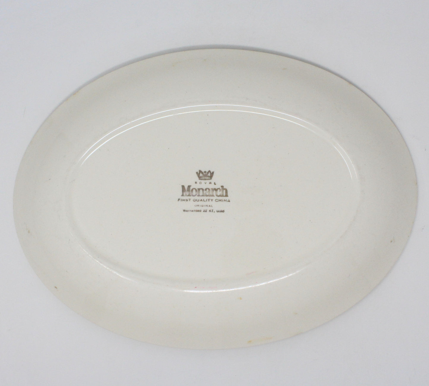 Serving Platter, Royal Monarch, Floral RMH5, Gold Filigree, Vintage