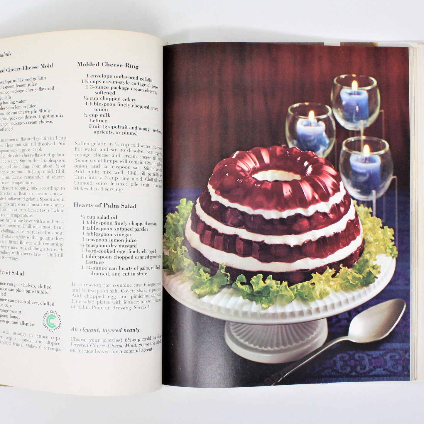 Book, Better Homes & Gardens, Recipes for Entertaining, Hardcover, Vintage 1974