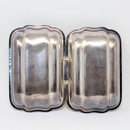 Divided Relish Dish, Poole Silver, Bristol Silverplate 104, Vintage