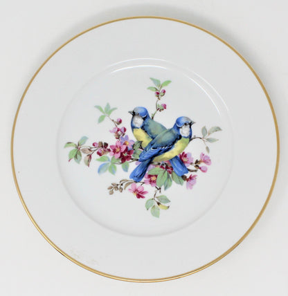 Dessert / Salad Plates, JKW Joseph Kuba, Song Birds, W. Germany, Vintage