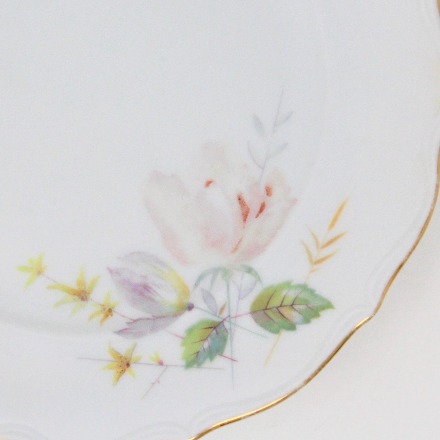 Decorative Plate, Bavaria Fredericksburg, Floral, W. Germany, Vintage