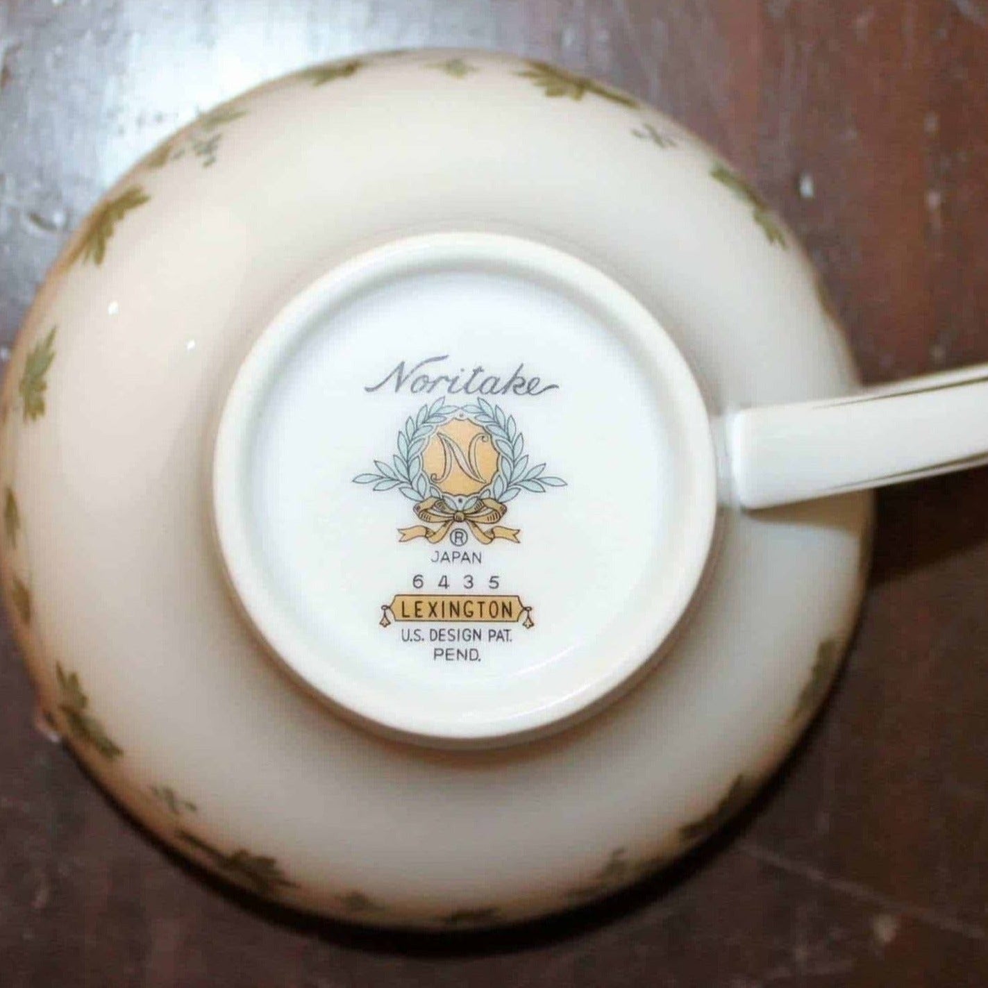 Teacup and Saucer, Noritake, Lexington, Set of 4, Japan, Vintage