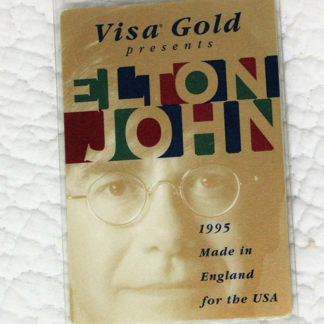 Elton John backstage pass, Made in England concert 1995