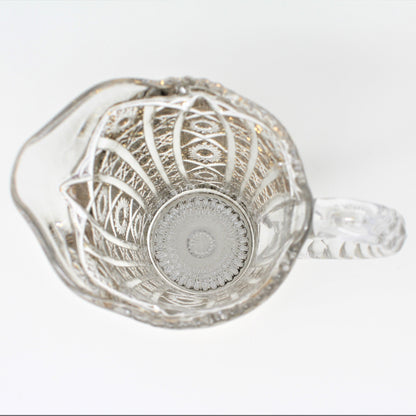 Pitcher, Imperial Glass, Pressed Bellaire / Octagon Gold, Antique