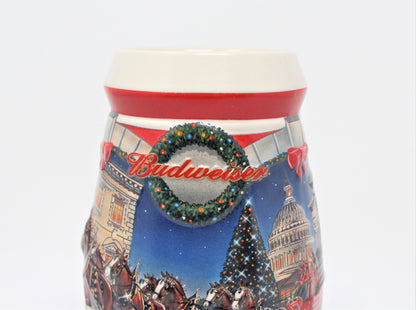 Beer Stein, Budweiser Commemorative Holiday at Capital Collectible, 2001