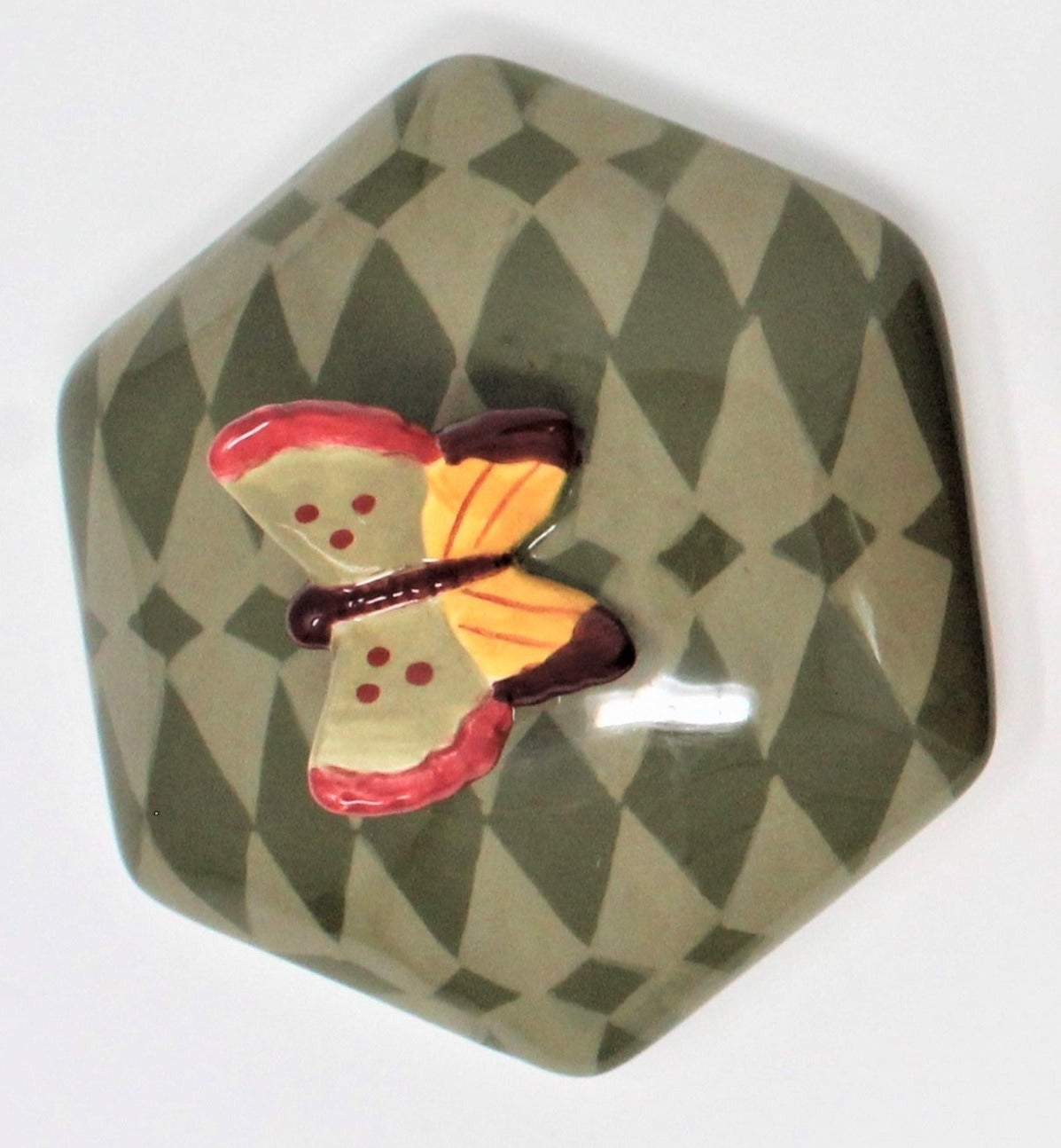 Creamer & Sugar with Lid, Zrike, Indian Summer, Lori Siebert Ceramic, 1990's