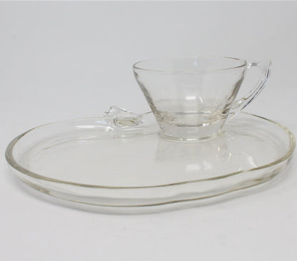 Snack Set, Hazel Atlas, Orchard, Set of 3, Vintage