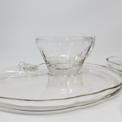 Snack Set, Hazel Atlas, Orchard, Set of 3, Vintage