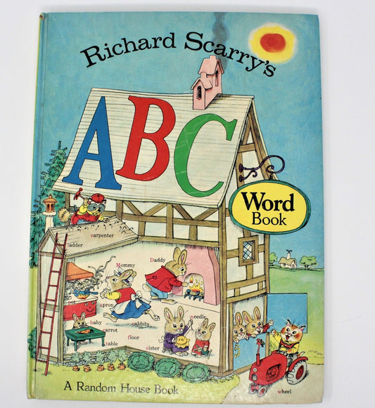 Vintage 1971 Richard Scarry's ABC Word Book