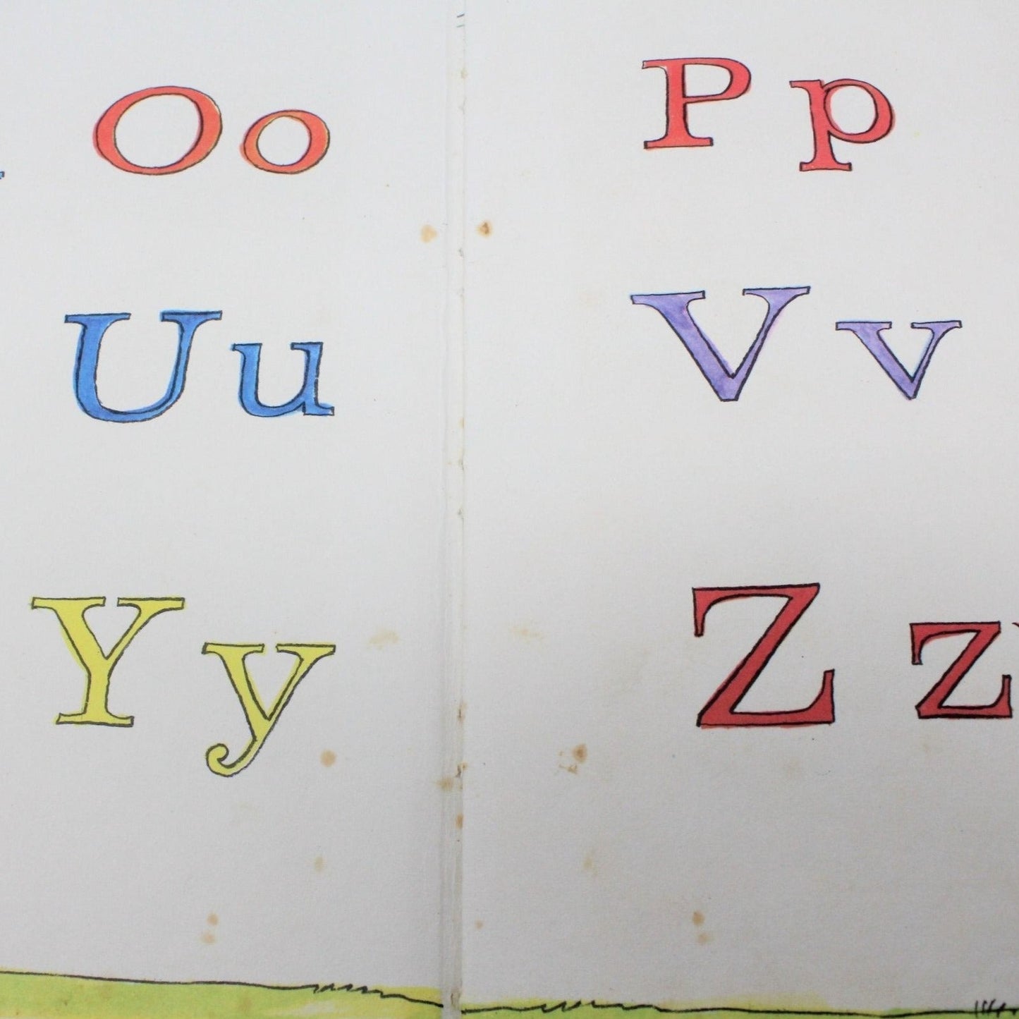 Children's Book, Richard Scarry's ABC Word Book, Hardcover, Vintage 1971