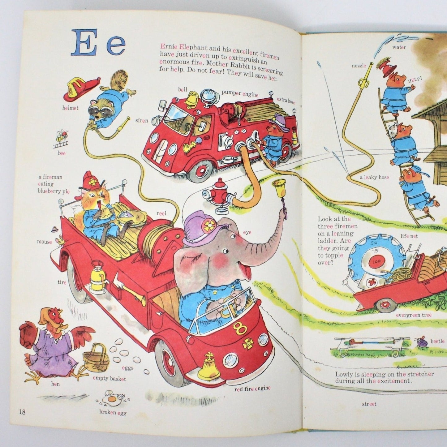 Children's Book, Richard Scarry's ABC Word Book, Hardcover, Vintage 1971