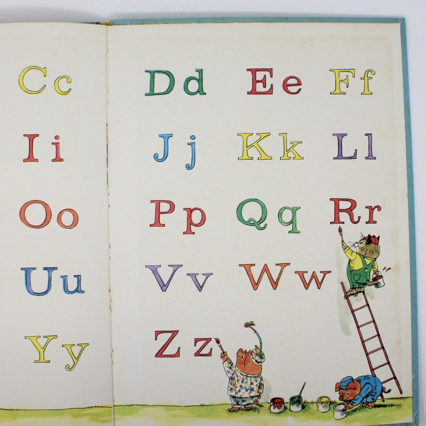Children's Book, Richard Scarry's ABC Word Book, Hardcover, Vintage 1971