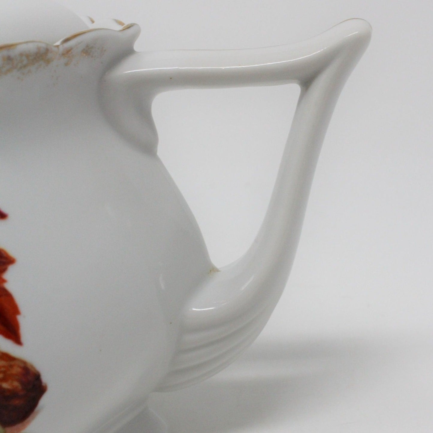 Teapot, Fruits and Nuts Series, Porcelain, Vintage