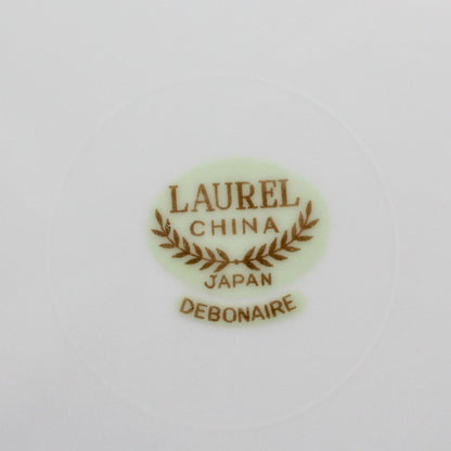 Snack Sets, Laurel China, Debonaire, Set of 8, Vintage Japan