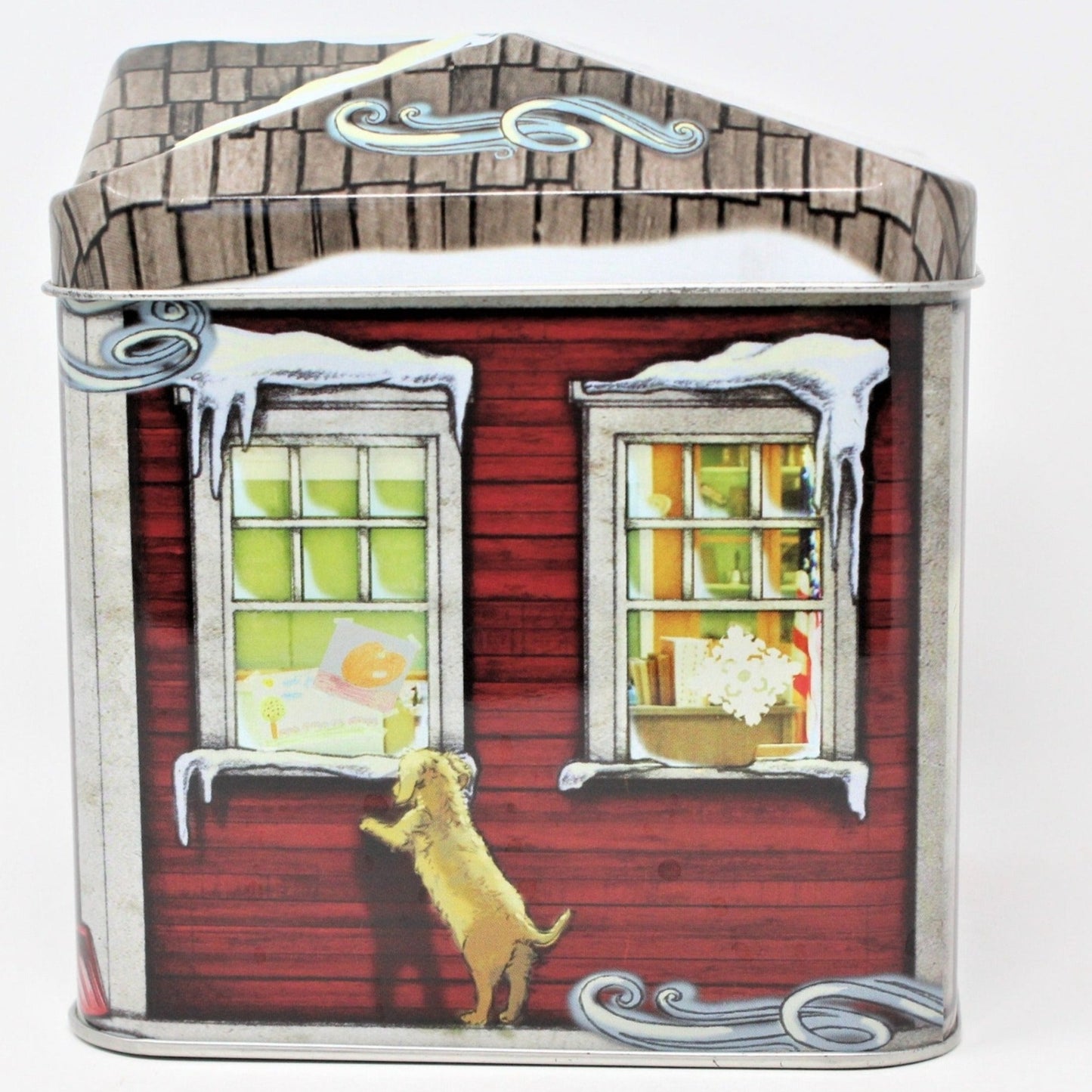 Gift Tin / Tin Box, Walnut Street School Tin, Bri-tone Crayons, Vintage