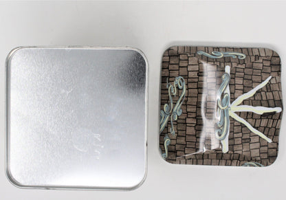 Gift Tin / Tin Box, Walnut Street School Tin, Bri-tone Crayons, Vintage