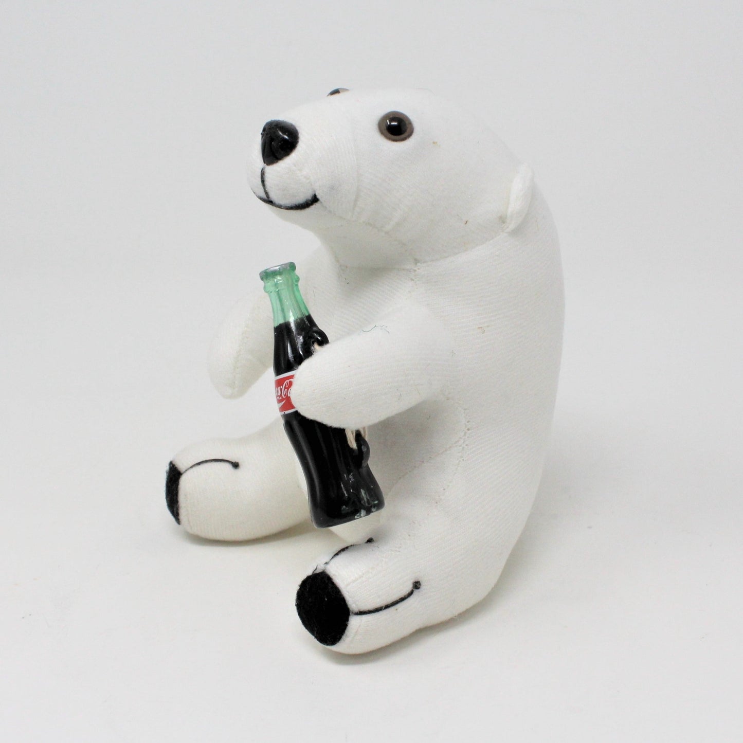 Plush Toy, Coca Cola Polar Bear, Christmas 1993, 7"