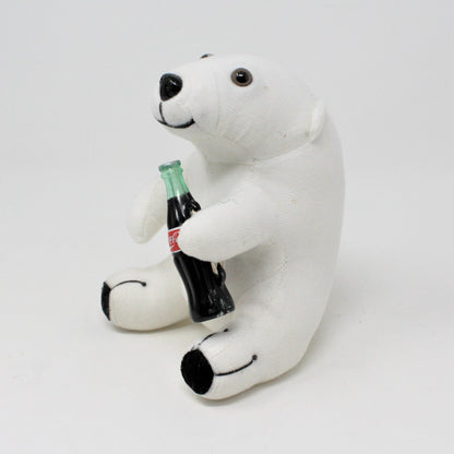 Plush Toy, Coca Cola Polar Bear, Christmas 1993, 7"