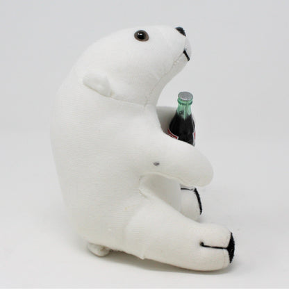 Plush Toy, Coca Cola Polar Bear, Christmas 1993, 7"
