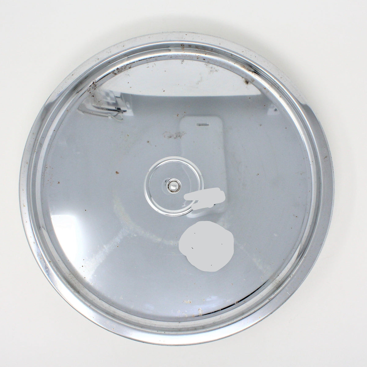 Lazy Susan: Kromex Chrome Plated Divided Serving Tray with Glass Inserts, USA, Vintage 1957 - SOLD