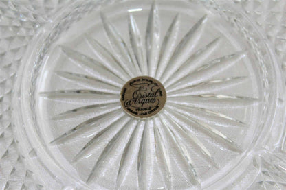 Divided Relish Tray, Cristal D'Arques-Durand, Longchamps, 12" Vintage