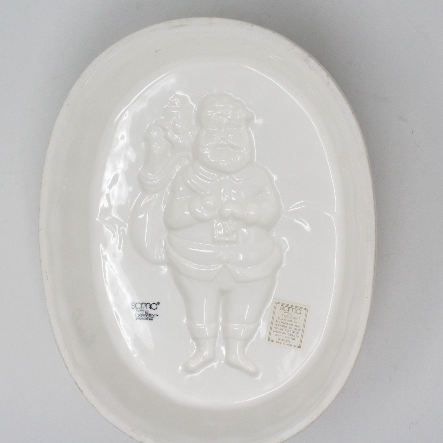 Decorative Mold, Sigma Tastesetter, Santa, Ceramic, Vintage Japan