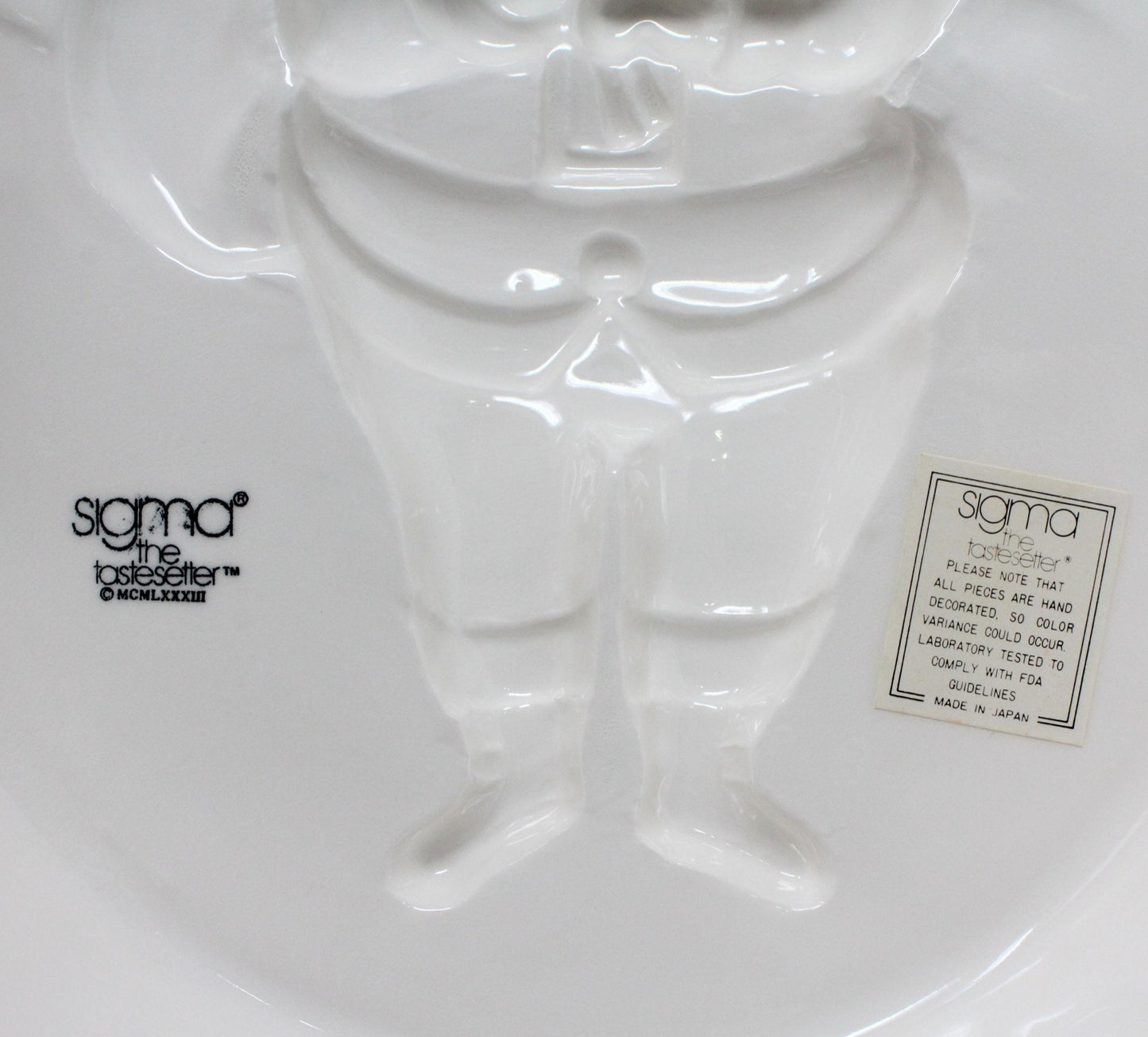 Decorative Mold, Sigma Tastesetter, Santa, Ceramic, Vintage Japan