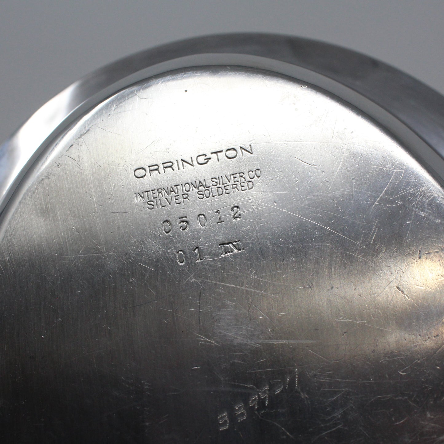 Bowl, Silverplate Hotelware, Greek Key Pattern, Orrington Hotel, Silver Soldered, Antique