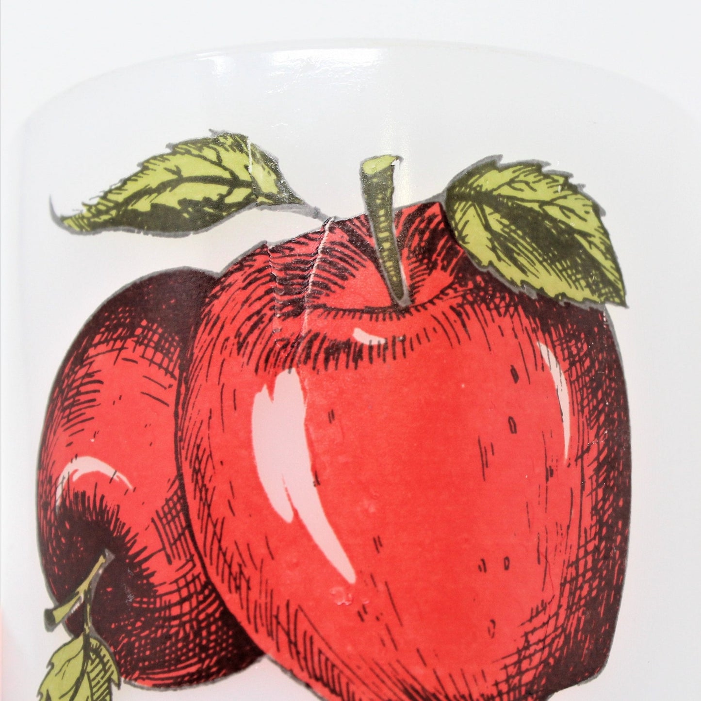 Mug, McKee, Glasbake Apple, Milk Glass, Vintage