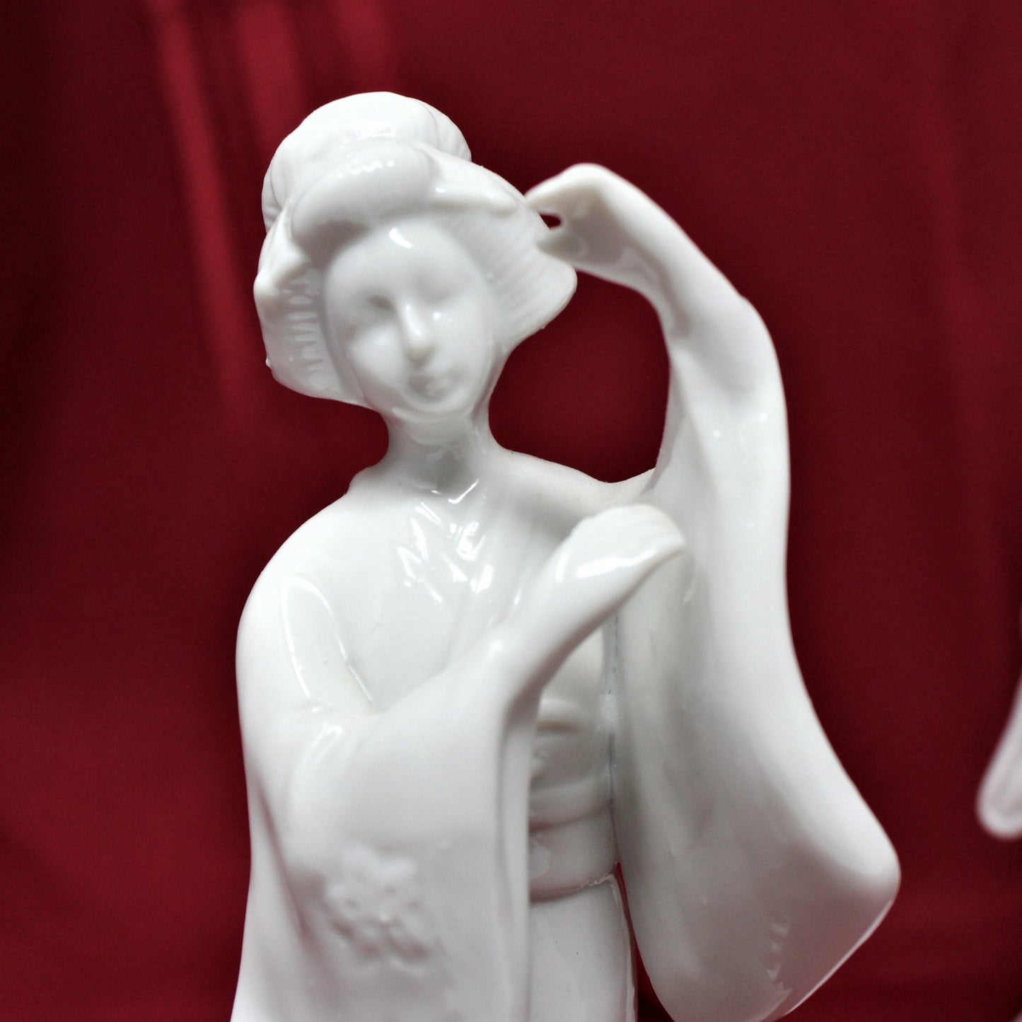 Figurine, HomCo, Geishas #1443, Set of 2, Porcelain Vintage